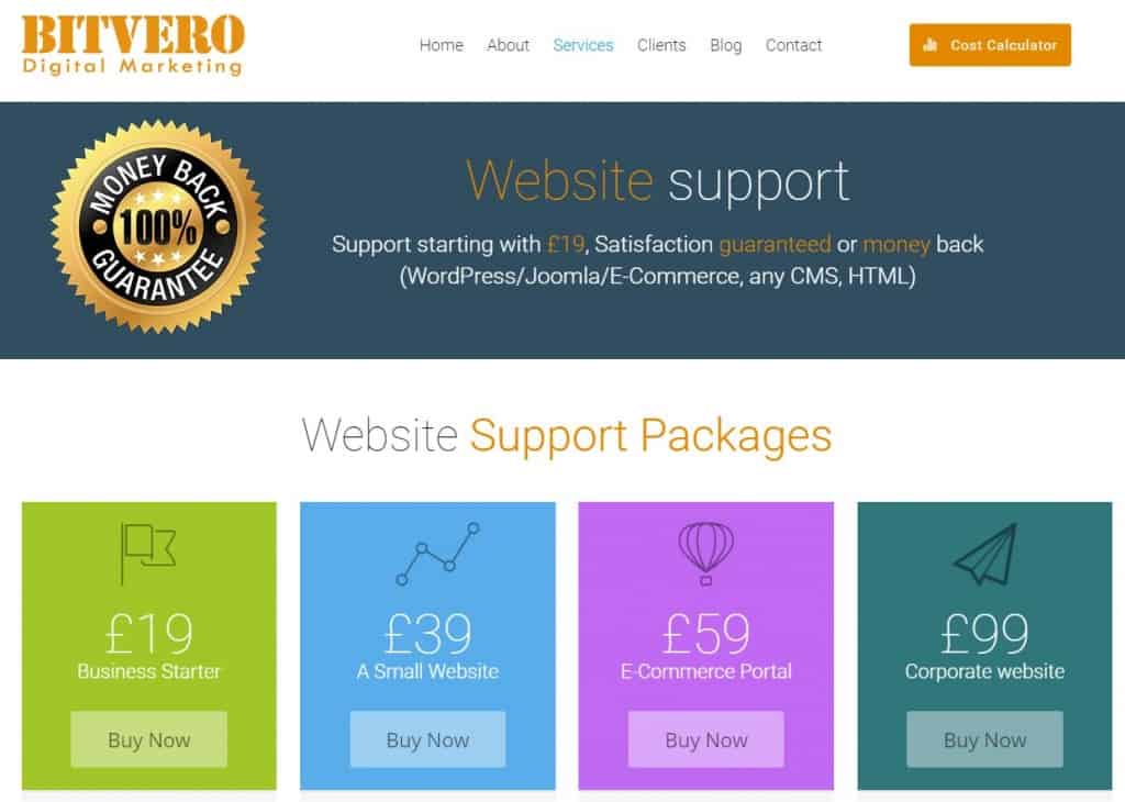 Website Support Packages